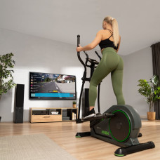Орбітрек Hop-Sport HS-120C Prim чорно-зелений, код: 5902308229372