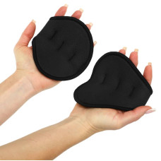 Накладки атлетичні нековзкі Грипад WorkOut Ezous Hand Protection 120x120 мм, чорний, код: D-01