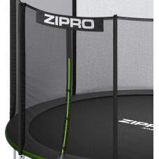 Батут Zipro Jump Pro 14FT (4350 мм) з зовнішньою сіткою, салатовий-чорний, код: 5902659840745-IN