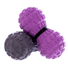 Масажер для спини FitGo DuoBall Massage Ball 136х60 мм, сірий, код: FI-8231_GR