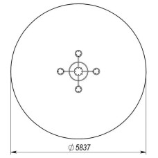 Карусель InterAtletika 1837х1837х759 мм, код: TE226-SM