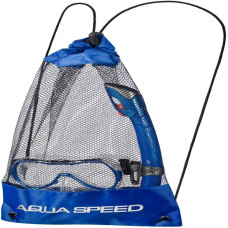 Набір для плавання (маска та трубка) Aqua Speed Enzo+Evo синій, код: 5908217660701