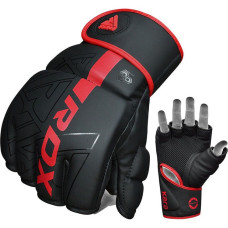 Рукавиці для ММА RDX F6 Kara Matte L, чорний-червоний, код: GGR-F6MR-L