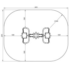 Тяга зверху InterAtletika 1578х874х1848 мм, код: SE102-SM
