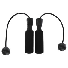 Скакалка бездротова з кулями FitGo ø3,5см, чорний, код: FI-0779-S52