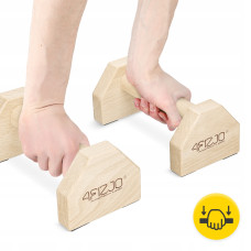 Упори для віджимань (паралетси) 4Fizjo дерев"яні 250 мм, код: P-5905973407021