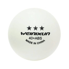 Набір м"ячів для настільного тенісу Weinixun 3 star 6шт, білий, код: W002_W