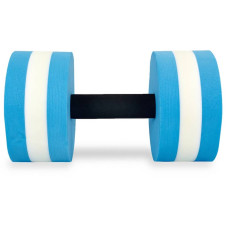 Гантель для аквафітнесу та аквааеробіки аква-гантель Aqua Dumbbell 1 шт, блакитний-білий, код: PL-3351