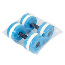 Гантель для аквафітнесу та аквааеробіки аква-гантель Aqua Dumbbell 1 шт, блакитний-білий, код: PL-3351