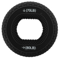 Еспандер кистьовий Кільце Jello навантаження 70LB-80LB, чорний, код: JLA472_BK