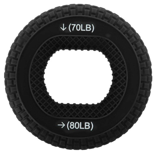 Еспандер кистьовий Кільце Jello навантаження 70LB-80LB, чорний, код: JLA472_BK
