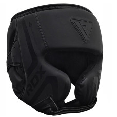 Боксерський шолом RDX T15 Noir Cheek Protector Matte Black  XL, код: HGR-T15MB-XL