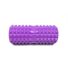Масажний ролик EasyFit Grid Roller 33 см v.1.2 фіолетовий, код: EF-2022-V