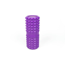 Масажний ролик EasyFit Grid Roller 33 см v.1.2 фіолетовий, код: EF-2022-V