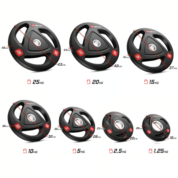 Диск олімпійський Hop-Sport 15кг, код: 5902308229563