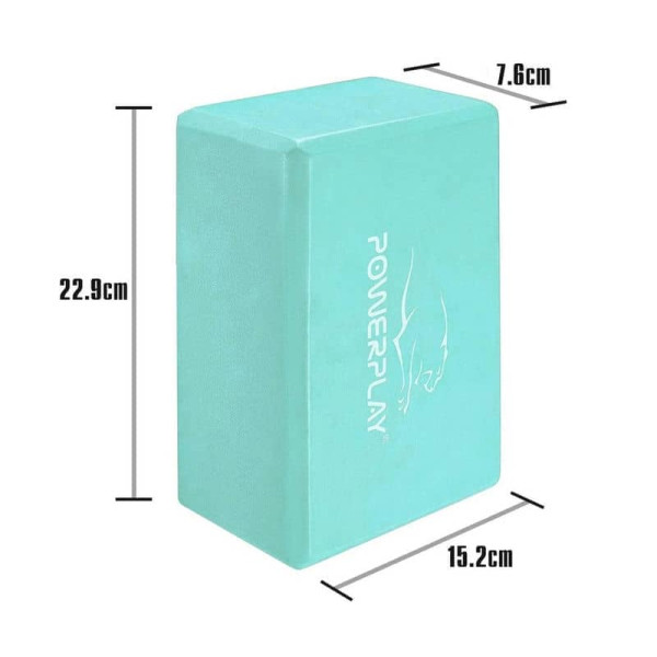Блок для йоги PowerPlay Yoga Brick EVA м