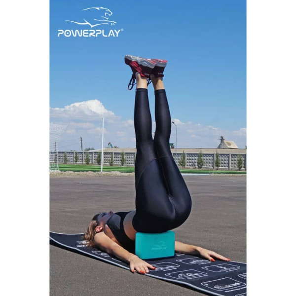 Блок для йоги PowerPlay Yoga Brick EVA м