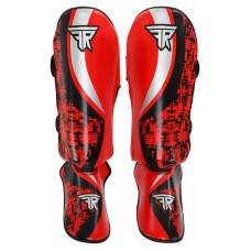 Захист гомілки та стопи Fistrage Furious XL, червоний-чорний, код: VL-4469_XLRBK