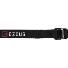 Стропа тренувальна з гумовою петлею для підтягування Ezous Training Strap, чорний-фіолетовий, код: G-01-S52