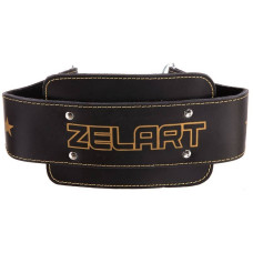 Пояс для отягощений Zelart чорний, код: VL-3324-S52