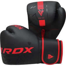 Боксерські рукавиці RDX F6 Kara Matte 12 унцій, чорний-червоний, код: BGR-F6MR-12OZ