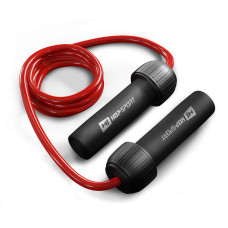 Скакалка з обтяжувачем Hop-Sport HS-F050JR червона, код: 5902308217454