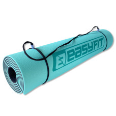 Килимок для йоги та фітнесу двошаровий + чохол EasyFit TPE+TC 1830х610х6 мм, м