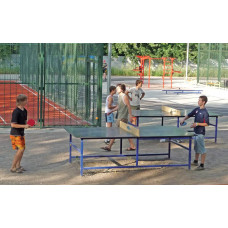 Тенісний стіл для вулиці InterAtletika 2500х1250х1250 мм, код: S729-SM