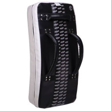 Маківара Вигнута шкіряна Venum Absolute Long Kick Shield 1шт чорний-білий, код: VN1201-S52