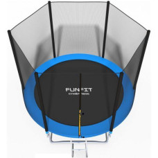 Батут Funfit 8ft (252см) синій з зовнішньою сіткою, код: UT-00000085