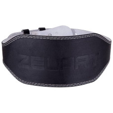 Пояс атлетичний шкіряний Zelart ширина 15см XL чорний, код: SB-165053_XL-S52