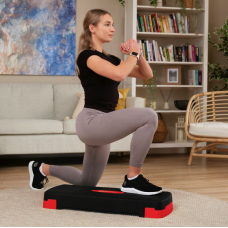 Степ платформа Hop-Sport HS-PP033AS чорно-червона, код: 5902308235328