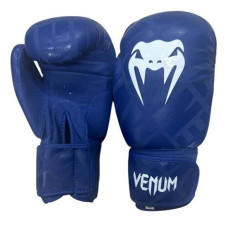 Боксерські рукавички Venum 8oz, синій, код: VM8824-8B-WS