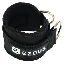 Лямка для ніг Ezous Training Ankle Straps 220x80 мм, 2шт, чорний, код: H-01