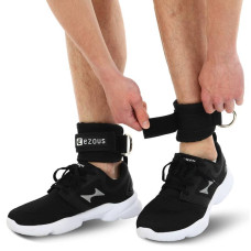 Лямка для ніг Ezous Training Ankle Straps 220x80 мм, 2шт, чорний, код: H-01