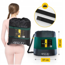 Килимок акупунктурний з подушкою 4Fizjo Ergo Mat XL Аплікатор Кузнєцова Navi Green/Gold, код: P-5907739315083