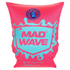 Нарукавники для плавання дитячі надувні MadWave 2шт, 2-6 років, рожевий, код: M075603_2-6P