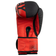 Боксерські рукавиці PowerPlay Matt Challenger 12 унцій, чорний-червоний, код: PP_3086_12oz_Bl/Red