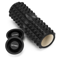 Масажний ролик Actiget EVA 33 x 13 см (валик, роллер) Black, код: ACT0099
