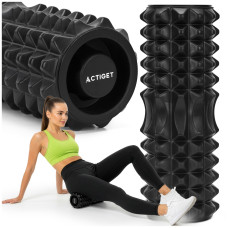 Масажний ролик Actiget EVA 33 x 13 см (валик, роллер) Black, код: ACT0099