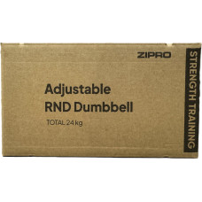 Гантель регульована Zipro 1x24 кг, код: 5902659844354-IN