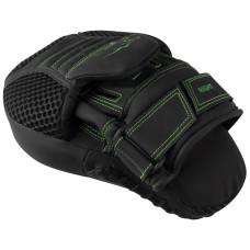 Лапи боксерські PowerPlayPro Carbon Ultra Series PU (пара), чорний-зелений, код: PP_3044_Bl/Green