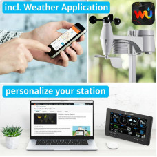 Метеостанція Bresser Professional WIFI Weather Centre 7in1 (WSX3001CM3LC2), код: 930417-SVA