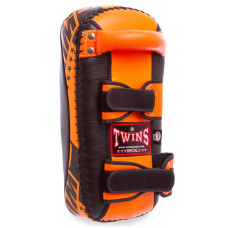 Пади для тайського боксу Тай-педи Twins 20x41x6см чорний-жовтий, 1шт, код: KPL2-L_BKY-S52
