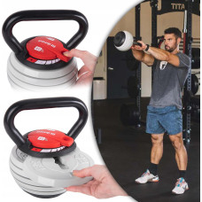 Гиря Fit4Med Kettlebell Ball чавунна, регульована 3,5-18,1, код: M-11235724-IN