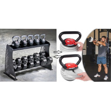 Гиря Fit4Med Kettlebell Ball чавунна, регульована 3,5-18,1, код: M-11235724-IN