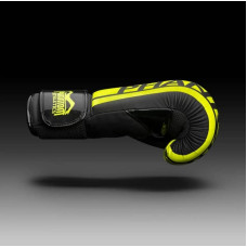 Рукавички боксерські Phantom Apex Elastic Neon Black/Yellow, 10 унцій, код: PHBG2300-10