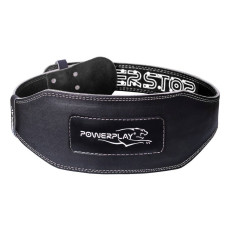 Пояс для важкої атлетики PowerPlay M, чорний, код: PP_5053_M_Black/Black