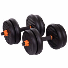 Гантелі розбірні пластикові BioGym 2x7,5кг, код: SC-80016-15-S52