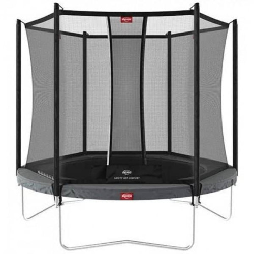 Батут із захисною сіткою Berg Favorit Regular Grey + Safety Net Comfort 2700 мм, код: 35.09.33.00